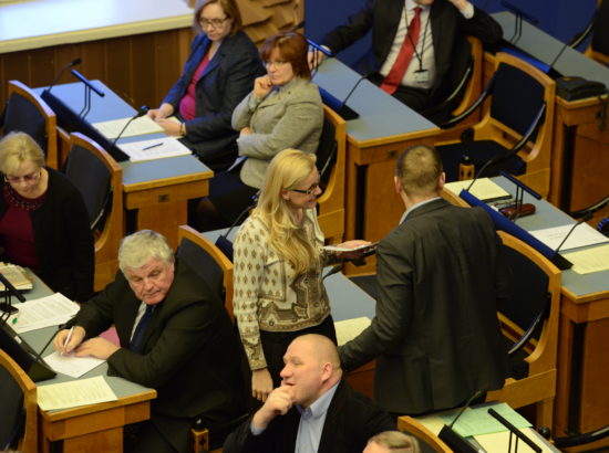 Riigikogu täiskogu istung 12. jaanuar 2015